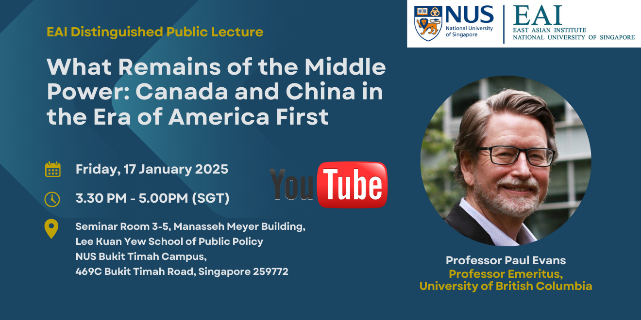 Paul Evans Lecture Banner with YouTube logo